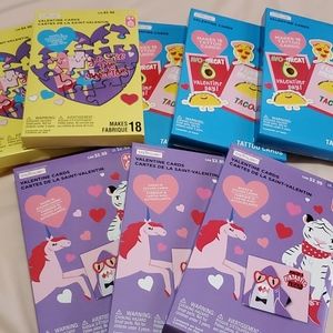 9 Boxes. Valentine Card Assortment